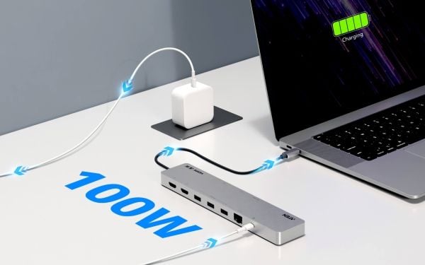 ATEN UH3240, USB Type-C, 3,5 mm, HDMI, RJ-45, USB 3.2 Gen 1 (3.1 Gen 1) Type-A, USB 3.2 Gen 1 (3.1 Gen 1) Type-C, MicroSD (TransFlash), MicroSDHC, ...