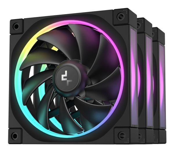 Deepcool FL12 - Case viftesett - 120 mm - svart