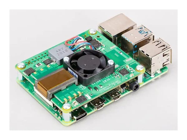 Raspberry Pi PoE+ HAT - Tilläggskort