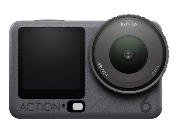 DJI Osmo Action 6 - Adventure Combo - actionkamera - 4K / 120 fps - flash 50 GB - Wi-Fi, Bluetooth - under vannet inntil 20 m - svart