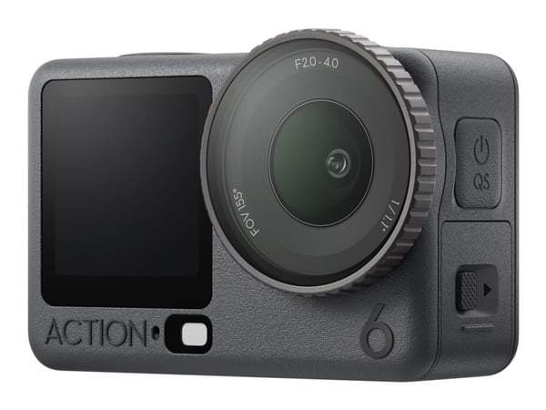 DJI Osmo Action 6 - Adventure Combo - actionkamera - 4K / 120 fps - flash 50 GB - Wi-Fi, Bluetooth - under vannet inntil 20 m - svart