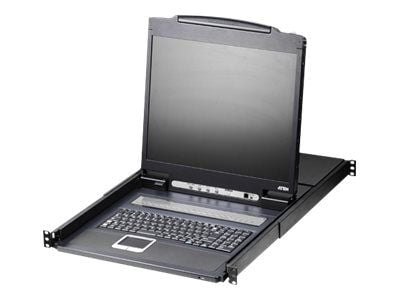 ATEN CL1316N - KVM-konsol med omkopplare för tangentbord/video/mus - 16 portar - PS/2, USB - 19" - kan monteras i rack - 1280 x 1024 @ 75 Hz - 250 ...