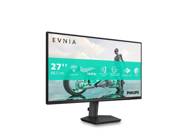 Philips Evnia 3000 27M2N3500NF - LED-skjerm - gaming - 27" - 2560 x 1440 QHD @ 144 Hz - IPS - 1500:1 - HDR10 - 0.5 ms - HDMI, DisplayPort - koksgrå