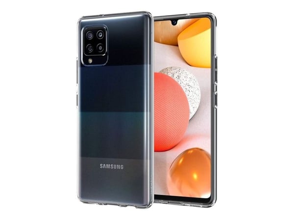 Spigen Liquid Crystal - Baksidesskydd för mobiltelefon - termoplastisk polyuretan (TPU) - klar - för Samsung Galaxy A42 5G