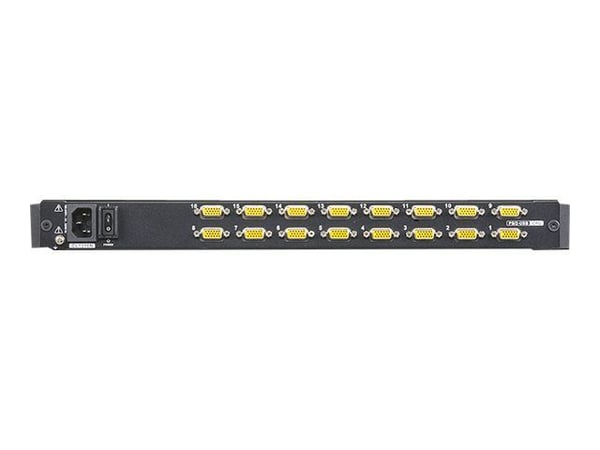 ATEN CL1316N - KVM-konsol med omkopplare för tangentbord/video/mus - 16 portar - PS/2, USB - 19" - kan monteras i rack - 1280 x 1024 @ 75 Hz - 250 ...