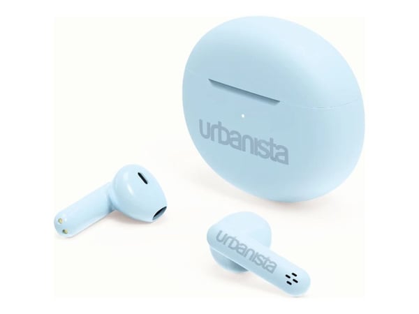 Urbanista Austin - True wireless-hörlurar med mikrofon - inuti örat - Bluetooth - skylight blå