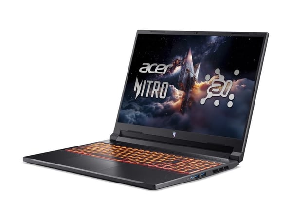 Acer Nitro V 16 AI ANV16-42 - AMD Ryzen 7 - 260 / inntil 5.1 GHz - Win 11 Home - GeForce RTX 5060 - 16 GB RAM - 1.024 TB SSD NVMe - 16" IPS 2560 x ...