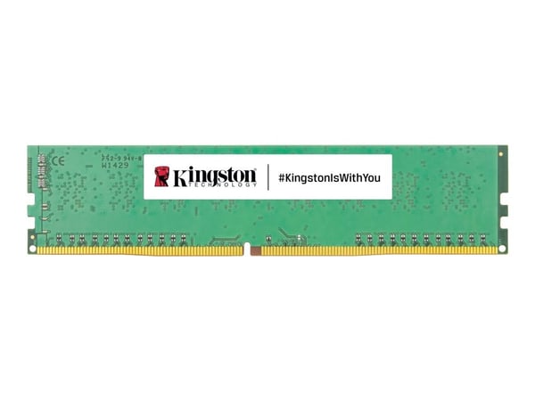 Kingston ValueRAM - DDR4 - modul - 8 GB - DIMM 288-pin - 3200 MT/s / PC4-25600 - CL22 - 1.2 V - ikke-bufret - ikke-ECC
