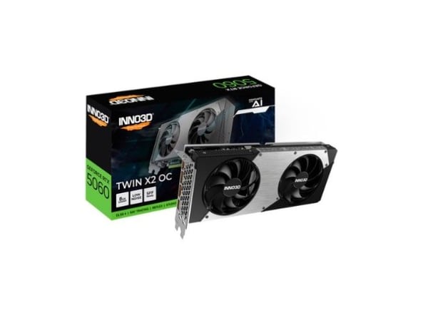 INNO3D GEFORCE RTX 5060 8 GB TWIN X2 OC GDDR7 3xDP 1xHDMI