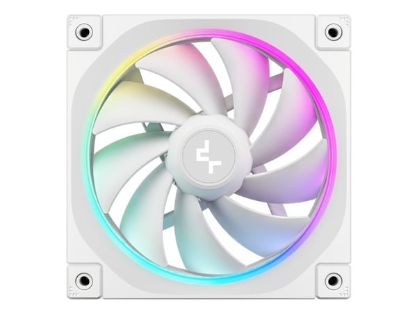 DeepCool FL12 WH, Tuuletin, 12 cm, Valkoinen