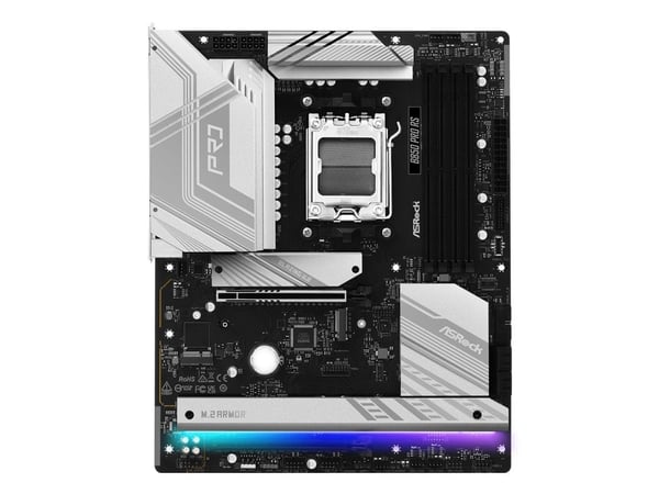 ASRock B850 Pro RS - Hovedkort - ATX - Socket AM5 - AMD B850 Chipset - USB-C 3.2 Gen 2x2, USB-C 3.2 Gen2, USB-C 3.2 Gen 1, USB 3.2 Gen 1 - 2.5 Giga...