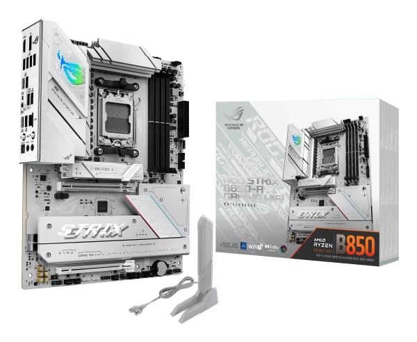 ASUS ROG STRIX B850-A GAMING WIFI - Hovedkort - ATX - Socket AM5 - AMD B850 Chipset - USB-C 3.2 Gen 2x2, USB-C 3.2 Gen2, USB 3.2 Gen 2, USB 3.2 Gen...