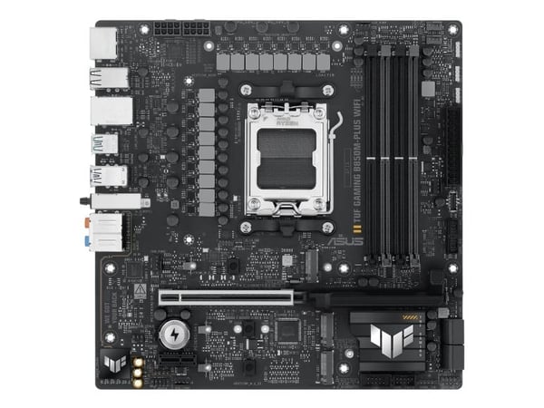 ASUS TUF GAMING B850M-PLUS WIFI - Hovedkort - micro ATX - Socket AM5 - AMD B850 Chipset - USB-C 3.2 Gen 2x2, USB-C 3.2 Gen2, USB 3.2 Gen 2, USB 3.2...