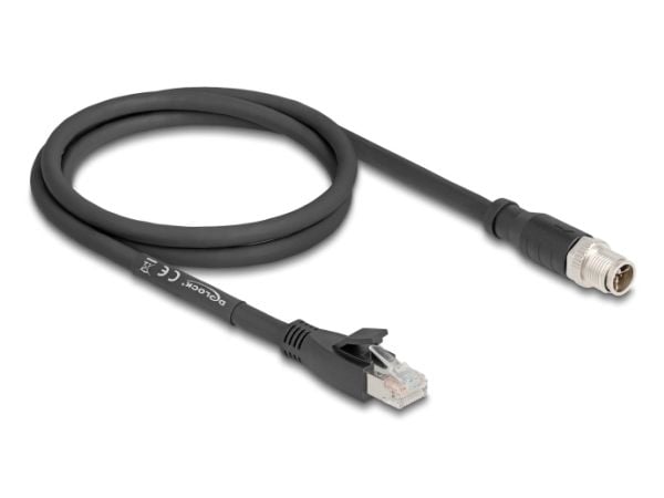 DeLOCK 80577, 1 m, Cat5e, S/FTP (S-STP), M12, RJ-45, Lajittelu
