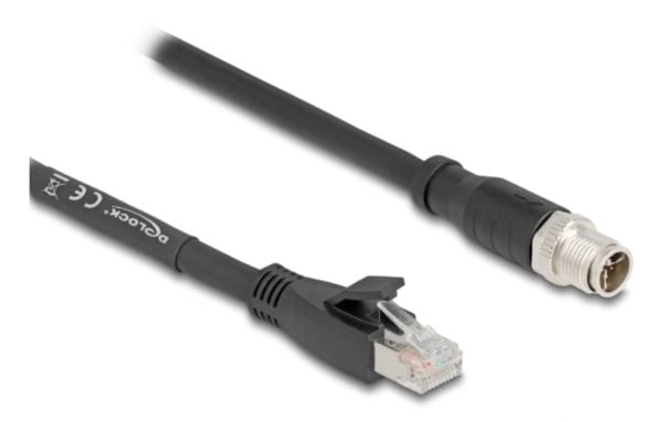 DeLOCK 80580, 3 m, Cat5e, S/FTP (S-STP), M12, RJ-45, Lajittelu