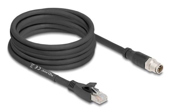 DeLOCK 80585, 5 m, Cat5e, S/FTP (S-STP), M12, RJ-45, Lajittelu