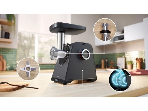 Bosch-sarja | 4 MultiPower MFWS450B - Lihahiomakone - 1,9 kW - musta