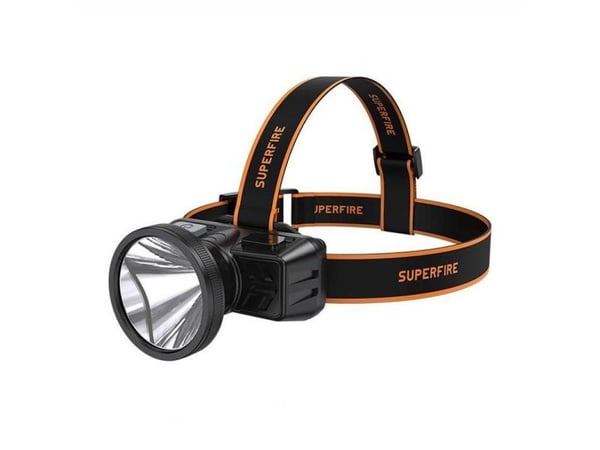 Superfire HL51 - Hodelykt - LED - 3-modus - 2.5 W