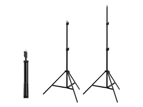 Puluz 2x2m fotobakgrunnssett/stativ + 3 fotobakgrunner PKT5204