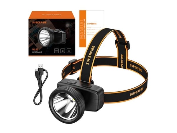 Hodelykt Superfire HL55, 150lm, USB-C