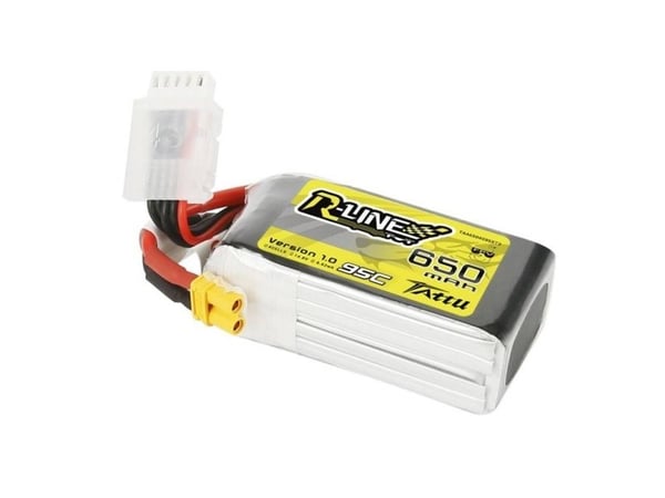 Tattu R-Line 650 mAh 14,8 V 95C 4S1P XT30-batteri