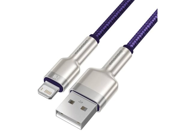 Baseus Cafule USB til Lightning-kabel, 2,4A, 1m (lilla)