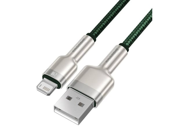Baseus Cafule USB til Lightning-kabel 2,4A 1 m (grønn)