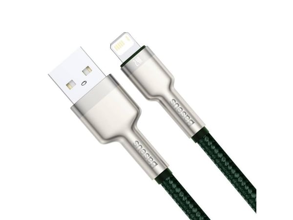 Baseus Cafule USB til Lightning-kabel 2,4A 1 m (grønn)