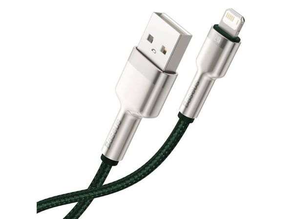 Baseus Cafule USB til Lightning-kabel 2,4A 1 m (grønn)