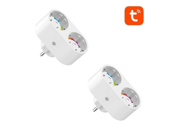 Gosund SP211 kaksinkertainen WiFi älypistorasia, 2 kpl 3500W (kaksi kappaletta) Tuya Tuya