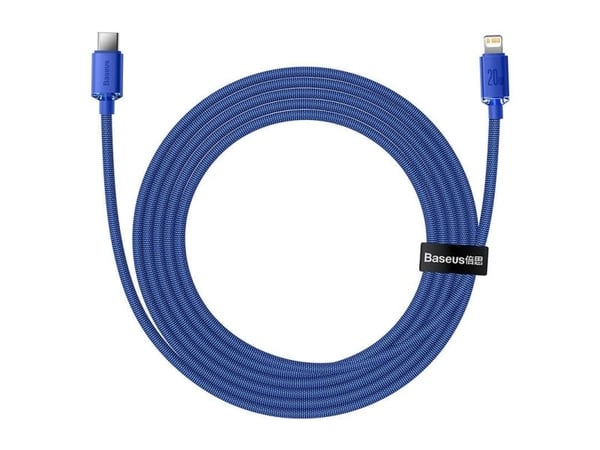 Baseus USB-C til Lightning-kabel 2 m blå (BSU3021BLU)