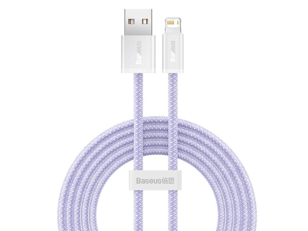 Baseus Dynamic kabel USB till Lightning, 2,4A, 2 m (lila)