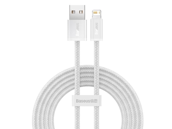 Baseus Dynamic, 2 m, Lightning, USB A, Hanstik, Hanstik, Hvid