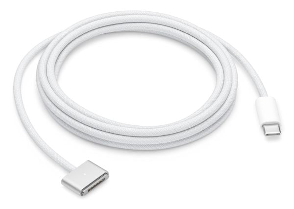 Apple - Strømkabel - USB-C (hann) til MagSafe 3 (hann) magnetisk - 2 m - sølv