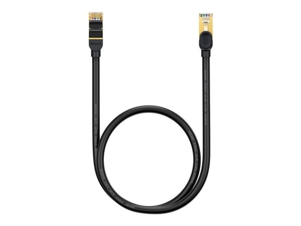 Baseus Ethernet RJ45 verkkokaapeli, 10Gbps, 1m (musta)