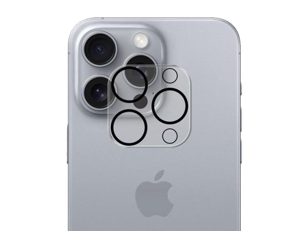 3MK Lens Pro Full Cover, Apple, iPhone 16 Pro Max, iPhone 16 Pro, Ripebestandig, Gjennomsiktig, 1 stykker