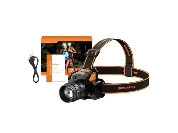 Hodelykt Superfire HL58, 350lm, USB