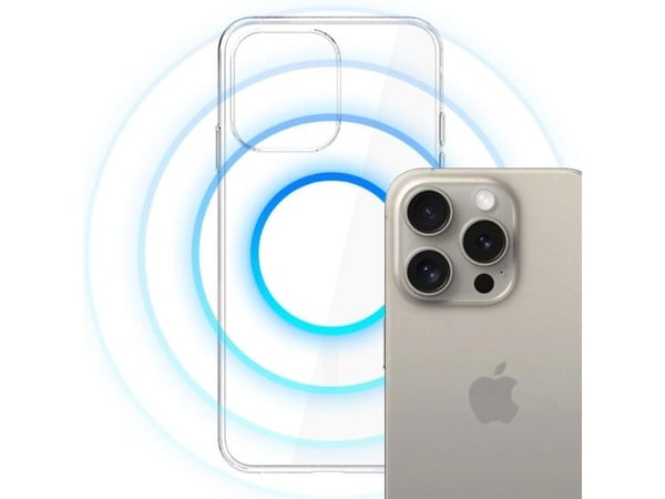 3MK Clear MagCase, Suojus, Apple, iPhone 15 Pro, 15,5 cm (6.12"), Läpinäkyvä