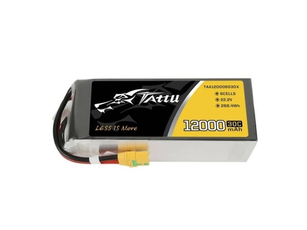 Tattu 12000mAh 22.2V 30C 6S1P XT90 akku