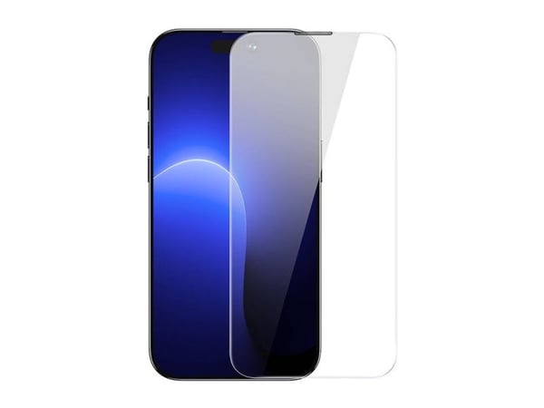 Baseus herdet glass med støvbeskyttende belegg 0,3 mm Crystal til iPhone 14 Pro (2 stk)