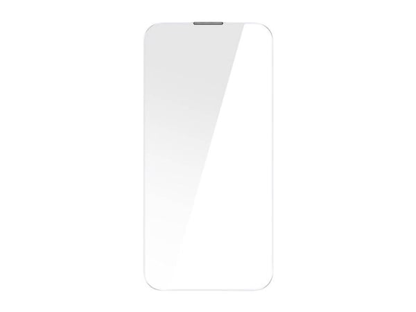 Baseus herdet glass med støvbeskyttende belegg 0,3 mm Crystal til iPhone 14 Pro (2 stk)