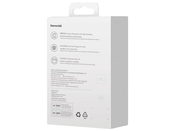 Baseus Crystal läpinäkyvä asia AirPods 3:lle