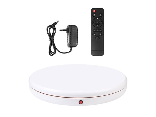 Puluz roterende fotostativ 45 cm (hvit)