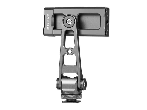 Puluz roterbart telefonholder med 1/4 universalfeste (svart)