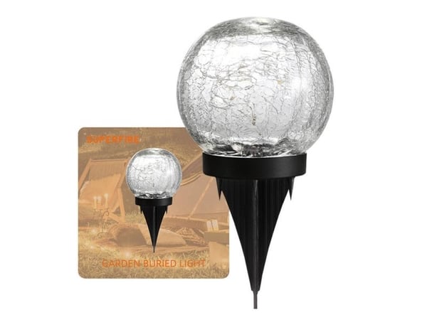 Hagesolcellelampe Superfire FF16-A, 600mAh