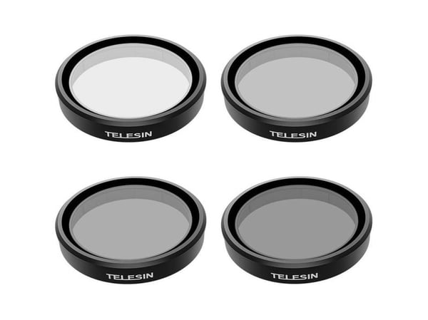 Telesin filtersett 4 stk TELESIN CPL/ND8/ND16/ND32 til DJI Osmo Action 3