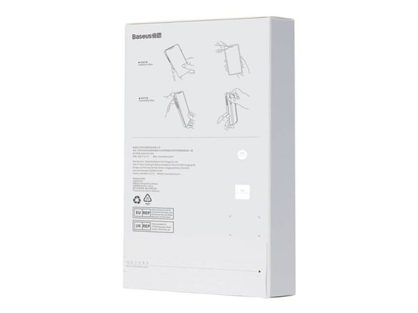 Baseus magnetiskt Crystal Clear mobilskal för iPhone 13 Pro (transparent) med helskärms härdat glas-skärmskydd och rengöringskit