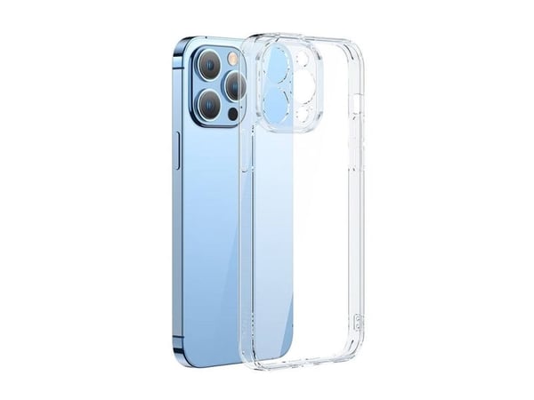 Baseus SuperCeramic gjennomsiktig deksel og herdet glass-sett til iPhone 14 Plus
