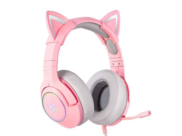 Gaming-hodetelefoner ONIKUMA K9 Rosa RGB