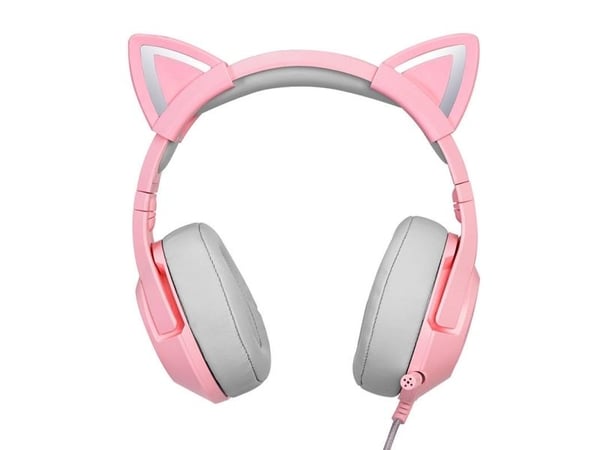 Gaming-hodetelefoner ONIKUMA K9 Rosa RGB